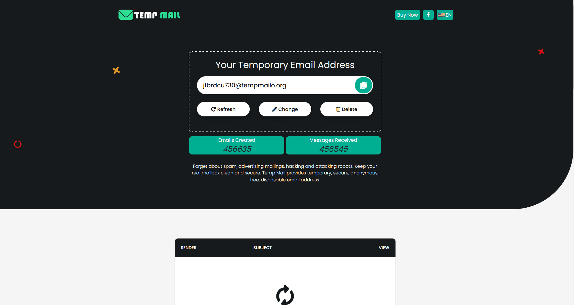 Temp Mail - Disposable Temporary Email Service